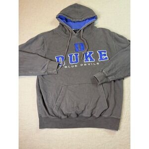 Colosseum Duke Blue Devils Hoodie Mens Small Gray Excellent Embroidered NCAA
